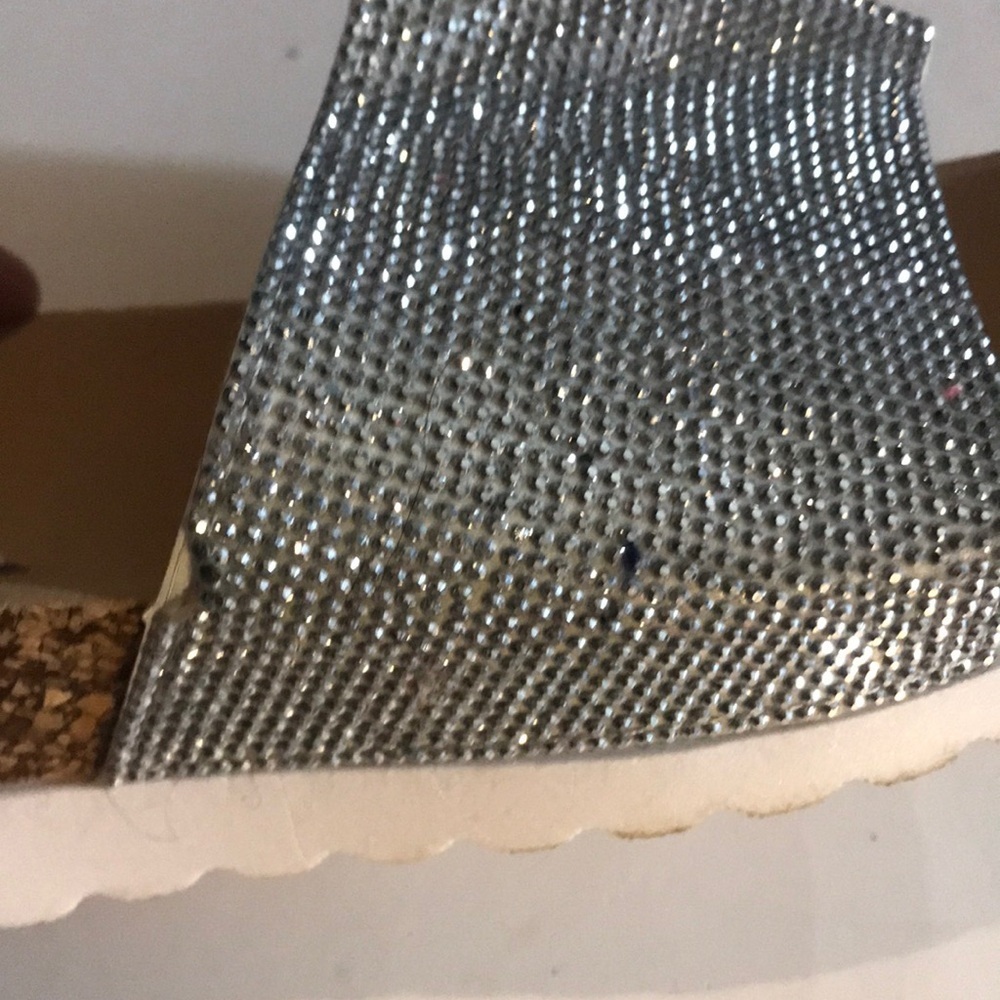Women's Rhinestone Slide Sandals - Picture 12 of 12